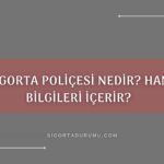 E-Sigorta Poliçesi Nedir? Hangi Bilgileri İçerir?